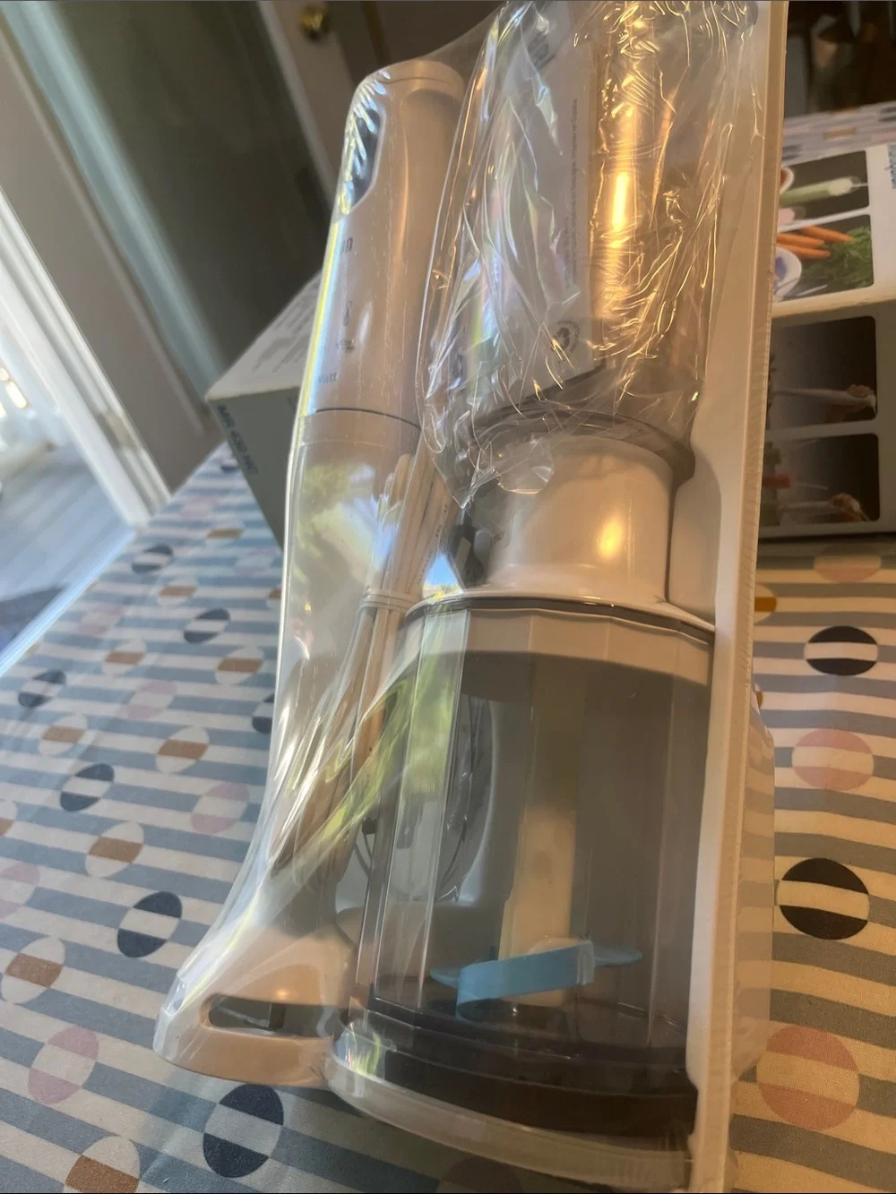 Braun Multiquick Hand Blender — White with Teal Accent